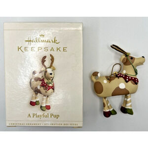 2006 Hallmark A Playful Pup Keepsake Ornament U59